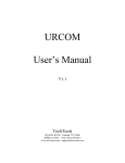 URCOM User`s Manual
