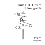 Your HTC Desire User guide
