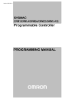 Programmable Controller PROGRAMMING MANUAL