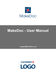 MakeDoc - User Manual