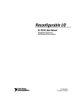 Reconfigurable I/O NI 7831R User Manual