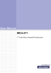 User Manual MICA-071