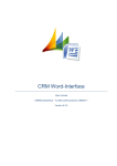 CRM Word-Interface
