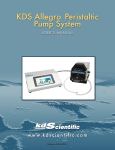Allegro Peristaltic Pump Series Product Manual