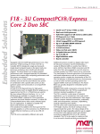 MEN F18 Datasheet