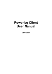 Powerlog Client User Manual - Support