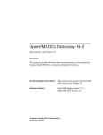 OpenVMS DCL Dictionary: N–Z
