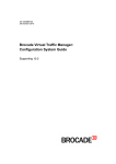Brocade Virtual Traffic Manager: Configuration System Guide, v10.2