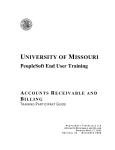 Peoplesoft ARBI End User Manual - University of Missouri