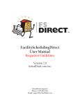 FacilitySchedulingDirect User Manual
