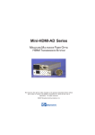 Mini HDMI AD User Manual .pmd - Broadata Communications, Inc.