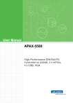 User Manual APAX-5580