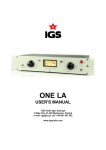 ONE LA - IGS Audio