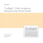 TruSight DNA Amplicon Sequencing Panel - Support