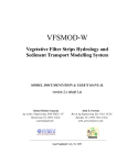 VFSMOD-W - Agricultural and Biological Engineering