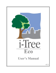 i-Tree Eco v6.0 User`s Manual