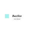 BuzzSize User`s Manual