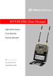 MPR30-ENG User Manual - Richmond Film Services