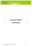 Extension Conflict User Manual