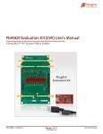 (EVK) User`s Manual - Peregrine Semiconductor