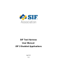 SIF Test Harness User Manual: SIF 2 Enabled