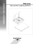 Installation Manual PFK9series floor scale