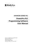 PowerPro PLC Programming Software User Manual