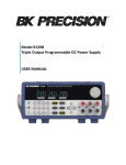 Model 9129B Triple Output Programmable DC