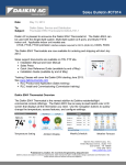 Daikin AC pdf Sales Bulletin #CT014