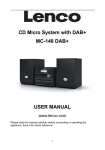 CD Micro System with DAB+ MC