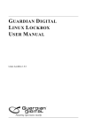 GUARDIAN DIGITAL LINUX LOCKBOX USER MANUAL