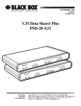 V.35 Data Sharer Plus PSD-20-X21