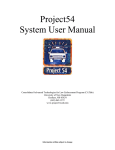 Project54 System User Manual - catlab