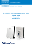 MP-252 WDNB All-In-One Integrated Access Device Release Notes