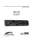 CEG-100 User Manual