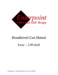 Broaddown4 User Manual Issue – 2.00 draft