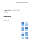 CFW-11M Load Cell Center Winder Application