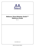 Mellanox Virtual Modular Switch™ Reference Guide