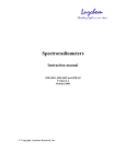 View Spectroradiometer User Manual