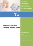 T2 GSM Elderly Care Alarm System User manual