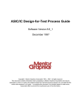 ASIC/IC Design-For-Test Process Guide