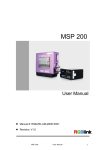 MSP 200 User Manual