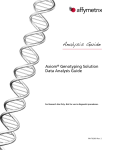 Guide, Axiom Genotyping Solution Analysis