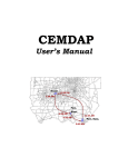 CEMDAP User`s Manual - The University of Texas at Austin