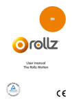 User manual The Rollz Motion EN