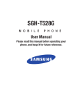 Samsung T528 Manual
