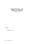 Physical Properties: IMS MST