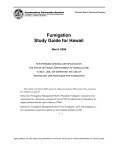 Fumigation Study Guide for Hawaii