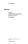 YBT250 NetTek Field Transmitter & Interference Tester User Manual