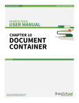 DOCUMENT CONTAINER